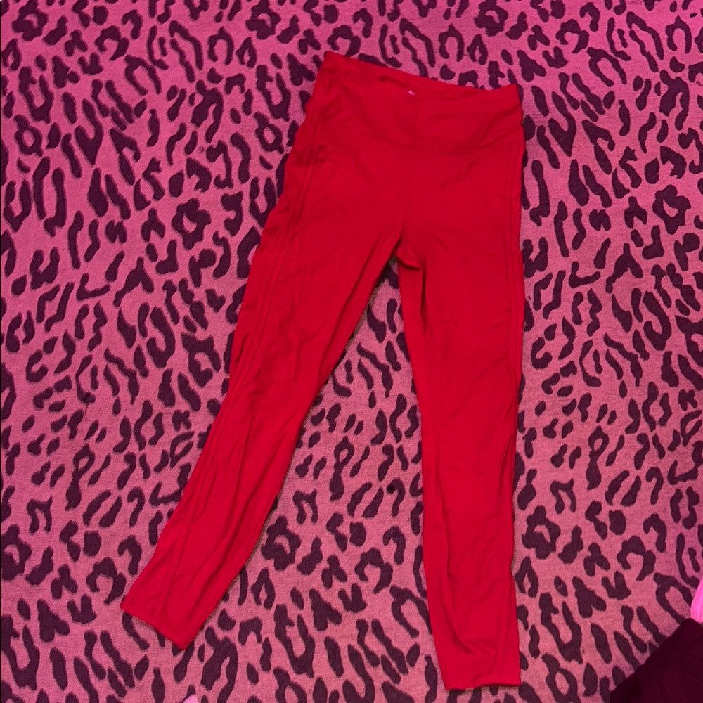 Avia Vibrant Red Leggings - worn once
